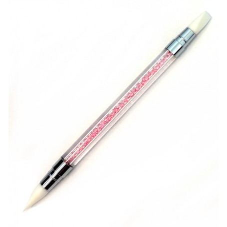 Crystal Pink High-Tech Rubber Brush