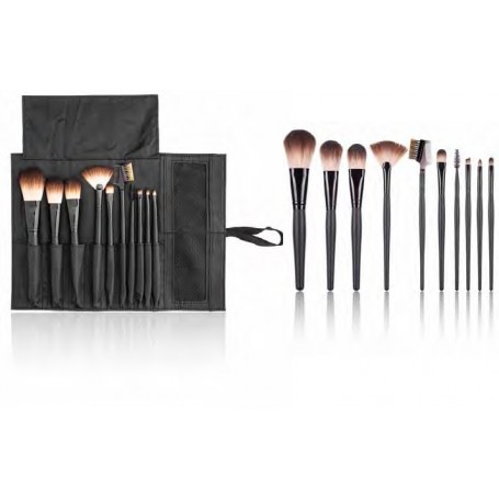 MAKE UP MICHELLE Set 10 nylon brushes - 047