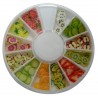 Assorted Fimo fruit in Wheel