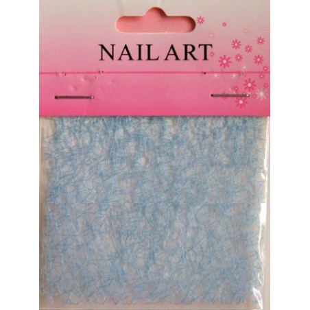 400 - Nail Art Spider Net Light Blue