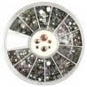 Rhinestones Crystal AB in Wheel(136)