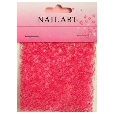 200 - Nail Art Spider Net Light Red