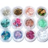 Hollow Round Dazzling 12 jars Kit