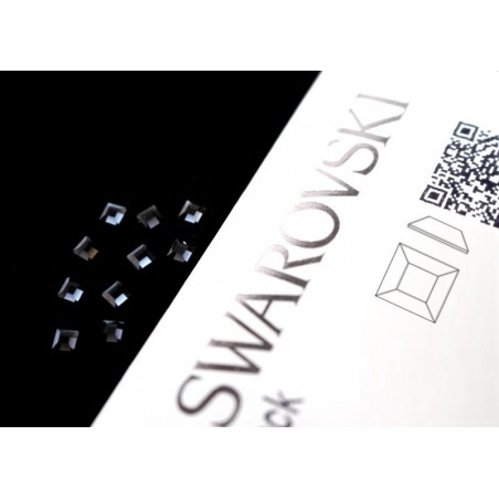 2400 Swarovski Square  - Graphite 10st (3mm)