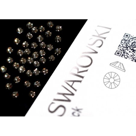 2058 Swarovski  - Black Diamond 40st (ca.2.6mm)